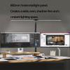HYQFSAD 14W LED Desk Lamp, 5 Lighting Modes and Remote Control Switch, Architect Clamp Desk Lamps Workbench Lighting, PC lampshade Material LED Desk Lamp for Home Office (Size : Round) view 3