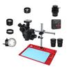 Lab Microscope Slides 3.5X-90X Simul Focal Trinocular Stereo Microscope VGA 1080P VGA 38MP HDMI Digital USB Microscopio Camera CTV Adapter Barlow Lens Microscope Parts (Color : 38MP add CTV 0.5X) view 1