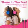 Puro Sound Labs JuniorJam Plus Volume-Limiting Wireless Bluetooth Headphones for Kids, Secure Audio with Adjustable On-Ear Design, 22-Hour Battery Life, Ideal for Tablets, Smartphones & PCs - Pink view 4