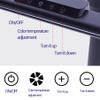 HYQFSAD LED Desk Lamp for Home Office, 24W Architect Task Lamp Eye Caring Reading Light, 4 Color Modes Gooseneck Clamp Light Touch Control for Studio Reading Home (Color : White) view 2