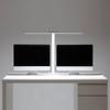 HYQFSAD LED Desk Lamp for Home Office, 24W Architect Task Lamp Eye Caring Reading Light, 4 Color Modes Gooseneck Clamp Light Touch Control for Studio Reading Home (Color : White) view 3