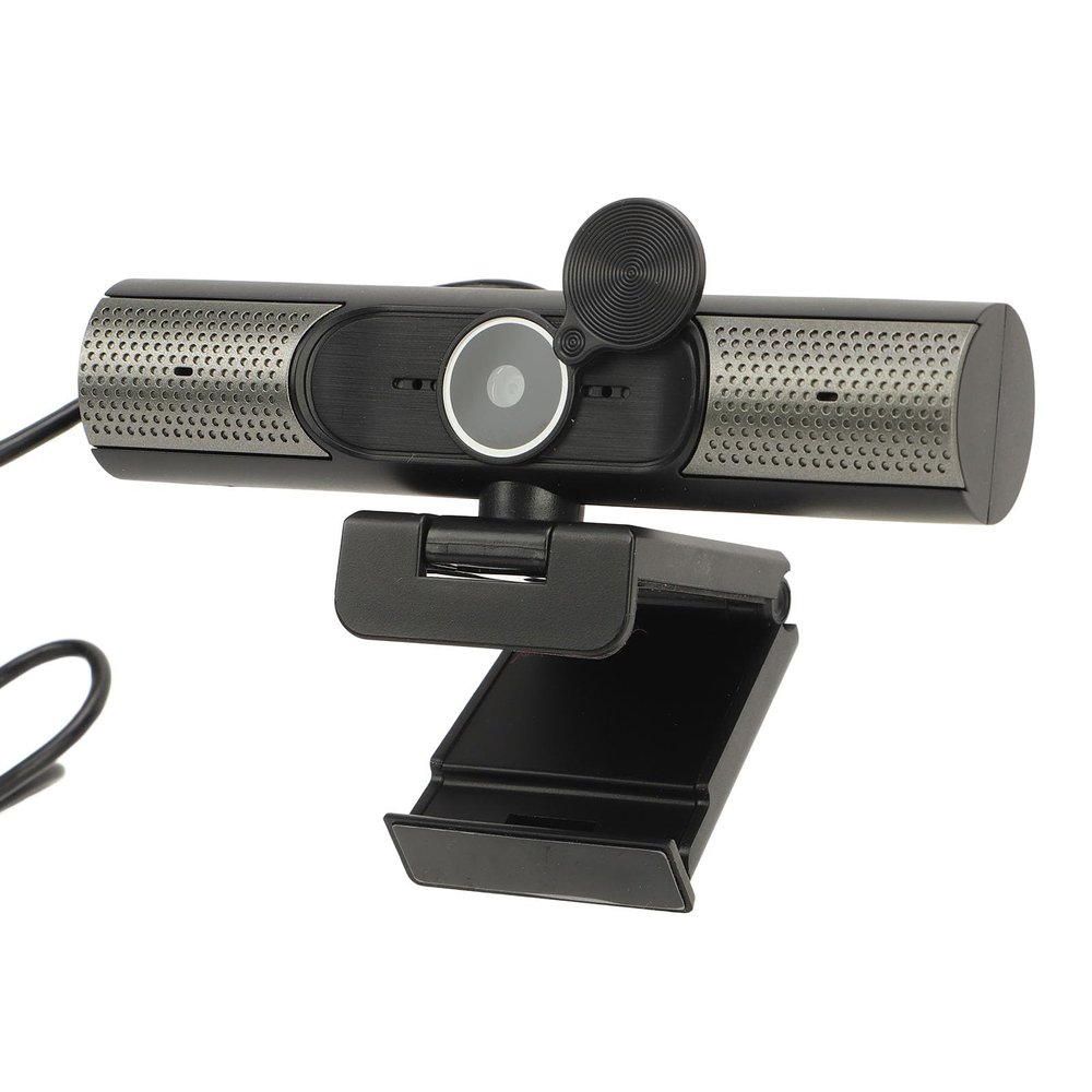 2K Webcam with Microphone, 2K 30 Frame Auto Focus USB Web Camera with Lens Cover, Dual Noise Reduction Mic PC Webcam, for Video Conference Studying Live Streaming