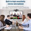 2K Webcam with Microphone, 2K 30 Frame Auto Focus USB Web Camera with Lens Cover, Dual Noise Reduction Mic PC Webcam, for Video Conference Studying Live Streaming view 3