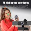 2K Webcam with Microphone, 2K 30 Frame Auto Focus USB Web Camera with Lens Cover, Dual Noise Reduction Mic PC Webcam, for Video Conference Studying Live Streaming view 4