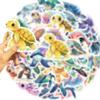 Cute Sea Turtle Animal Stickers for Kids, 50PCS Colorful Ocean Animal Waterproof Vinyl Stickers for Water Bottle, Laptop, Phone, Scrapbook, Sea Life Aesthetic Sticker Bulk, Party Favors (Turtle) view 2