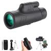 80x100 High Power Monocular Telescope with Smartphone Adapter, BAK4 Prism for Bird Watching Hunting Camping - Military Grade, 2025 New Version Gift for Men view 1