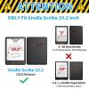 GFRGTFHYT for Kindle Scribe 10.2 inch Case 2022 Release PU Leather Slim Lightweight Multiple Angles Stand Smart Cover with Auto Wake/Sleep for Kindle Scribe 10.2", Moon and Sun view 2