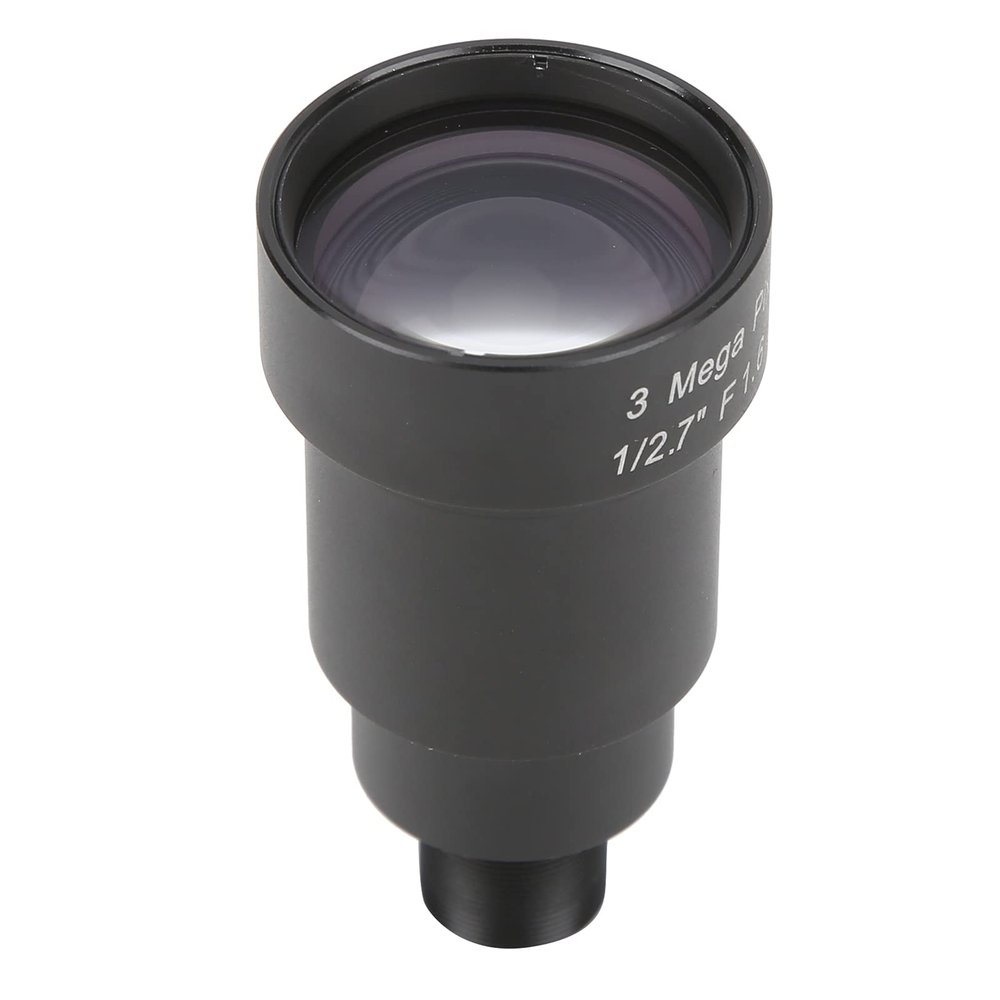 Security Camera Lens, 50mm Optical Length 50mm Board Lens Webcam Lens Board Lens CCTV 1/2.7 Image Format with Lens Cover for IP Camera