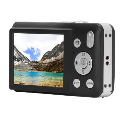 68MP 8K Digital Camera 2.7in Screen 16X Zoom Timer Shoot Beauty Filter Video Recording Compact for Macro Photography, Sports Events, Concerts and Travel Photography, with Face