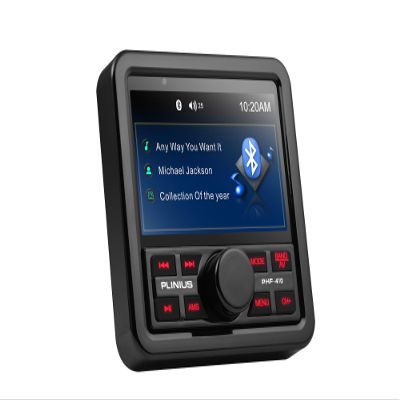 Marine Stereo Audio Systems car 4-inch Display Screen, Built-in Amplifier, Digital Media MP3 Player, USB Port, AM/FM Radio