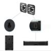 Coyktonty Wall Mount Bracket for Sony HT-G700 HT-SI00F HT-S200F HT-S500RF HT-MT500 HT-8500 Speaker,Wall-Mounted Sturdy Metal Mount view 4