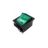 Baomain Boat Rocker Switch DPST ON/Off Snap 4 Pin 16A/250V Red Light UL TUV List Pack of 5PCS () view 1