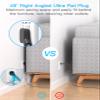 Flat Plug Power Strip, 6ft Flat Extension Cord - 3 Outlets 4 USB Ports (2 USB C) 22.5W/4.5A Desktop Charging Station, Power Strip No Surge Protection for Cruise Ship, Dorm Room Travel Essentials - BK view 3