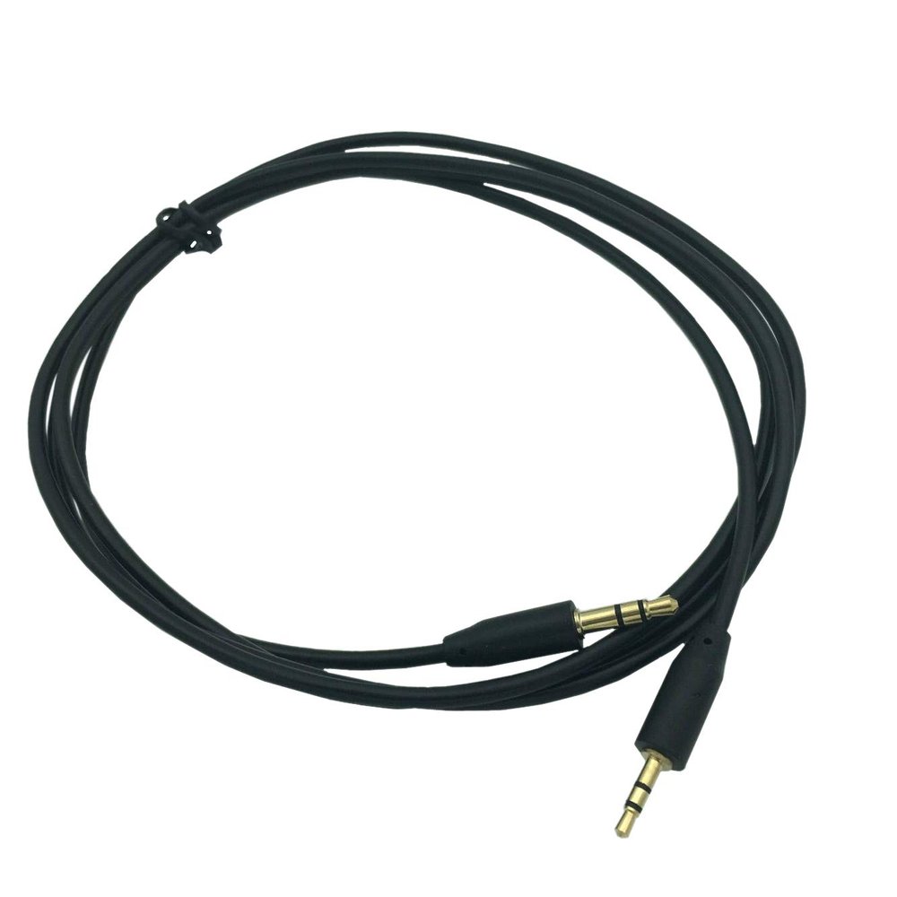 Geuxe 2.5mm Male to 3.5mm Male Audio Adapter Cable Work with Car AUX Male to Male for The Record Line GPS Navigation (1.5m), black, 181209
