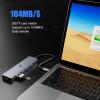 Docking Station, 6-in-1 USB C Hub with 4K HDMI Output, SD/TF Card Reader, USB 3.0 Up to 5Gpbs, Compatible for Laptop and Other Type C Devices view 2