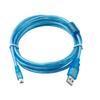 Support USB-GOT2000 Programming Cable GT2310 GT2308 GS2107 GS2110 Touch Panel Programming Uploading Downloading Programs Blue Length1.5m view 1
