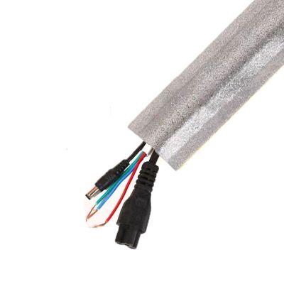 3.2ft Floor Cable Cover Adhesive, Wire Cover for Floor, Cable Grip Floor Cord Cover, Overfloor Cord Protector, Cable Management Prevent Cable Trips & Protect Wires (Color : Silver, Size : 55mm(2.16'