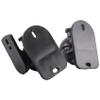 Geuxe Universal Rotatable Speaker Wall Mount Stand Bracket 1 Pair Black view 4