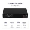 TOPPING E70 VELVET AK4499EX DAC XMOS XU316 DSD512 32bit/768kHz Decoder Bluetooth 5.1 USB/OPT/COAX Input RCA/XLR Output Audio Converter Hi-Res DAC with Remote Control (Black) view 2