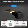 BlueRigger HDMI 90 Degree Adapter (2-Pack, 8K 60Hz Right Angle HDMI 90 Degree Adapter, Male to Female, L-Shaped Angled Elbow Connector)- Compatible with HDTV, Laptop, PS5, PS4, Xbox, Monitor view 2