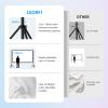 Outdoor Projector Screen with Stand: LEORFI 180 inch Projector Screen Portable, Indoor Projections Screen and Stand, Rear Front Movie Screen 16:9 4K Full HD,Support Height Adjustable for Home Theater view 2