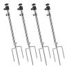 4 Pack Game & Trail Camera Mount,360 Degree Adjustable Universal Screw Connection 1/4''-20 (6mm), Trail Camera Stand Mounts Ground Holder, for Mounting Trail Cameras, Solar Panels, etc view 1