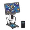 Andoer Coin Microscope, Biological Microscope Kit 10.1-inch LCD USB Digital Microscope 1080P Coin Microscope 1-1600X 16MP Touch-Control Lightness with Remote Control for Plant Insect Observation view 4