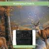 T&H XHome Outdoor TV Cover - Deers Stream in Forest Painting Waterproof and Weatherproof 60"-65" LCD Movable Shield TV Display Screen Protector Outside Television Covers view 3