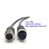 1Pcs M12 2 3 4 5 6 Pin Aviation Signal Cable Male/Female Plug GX12 Fit Compatible Car Camera/DVR Video Camera & CCTV Monitor & Subwoofer (Size : Male, Color : 5Pin) view 2