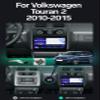 10" Car Radio Stereo for Volkswagen Touran 2 1T 2010-2015 CarPlay/Android Auto Android 12 Multimedia Player Navigation GPS RDS DSP Bluetooth WiFi SWC+Backup Camera,Ts711/1+16g view 2