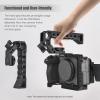Andoer Universal Top Handel Camera Top Handgrip with 4 Cold Shoe Mounts Positiong Hole 1/4in And 3/8in Threaded Holes Compatible with Camera Cage Sports Camera for Vlogging Live Streaming, Black view 4