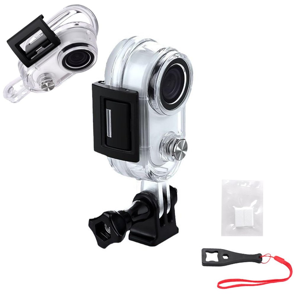 JOYSOG GO 3 Waterproof Housing Case for Insta360 GO 3 Action Camera Body Case, 40M Dive Protective Housing Shell with 1/4 Bracket Mount Accessories