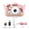 Andoer 1080P Cute Digital Camera Kids Camera 48MP HD Children Camera Kids Selfie Camera for Boys And Girls with 2.0-inch IPS Screen Dual Lenses Gift Festival Gift Great Gift for Kid Aged 3-12 Year Old view 2
