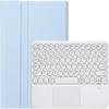Keyboard Case for Samsung Galaxy Tab S7 FE / S7 Plus / S8+ / S8 Plus 12.4'', with S Pen Holder, 7 Color Backlit, Detachable Wireless Bluetooth Keyboard,Blue view 4