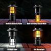 Outdoor Speakers Bluetooth Waterproof Patio,10W Wireless Portable LED Flame Light Speaker with Torch Atmosphere for Patio/Yard/Party/Camping Black,Gifts for Men Women Dads Moms(2 Pcs) view 2