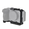 Andoer Aluminum Alloy Handheld Camera Cage with Cold Shoe Mount, Multiple 1/4" and 3/8" Thread Holes, Compatible with Sony FX3/FX30 Camera view 1