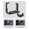 Andoer Aluminum Alloy Handheld Camera Cage with Cold Shoe Mount, Multiple 1/4" and 3/8" Thread Holes, Compatible with Sony FX3/FX30 Camera view 4