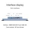GreenTouch 15.6 Inch Open-Frame Touchscreen LCD Monitor - IR Touch Panel -1920x1080-16:9-Black and Silver Bezel view 4