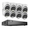 ANNKE 16CH Security Camera System, 5-in-1 3K Lite DVR Recorder with AI Human/Vehicle Detection, 8X 3K Wired IP67 Waterproof CCTV Outdoor Cameras with Smart Dual Light, One-Way Audio for Home, NO HDD view 1