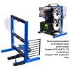 Aluminum Personally Constructed Frame, Computer Open Case Bracket, Excellent Heat Dissipation, Vertical Frame ATX MATX ITX Open Computer Case(Blue) view 2