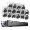 ANNKE 16CH Security Camera System, 5-in-1 3K Lite DVR Recorder with AI Human/Vehicle Detection, 16X 3K Wired IP67 Waterproof CCTV Outdoor Cameras with Smart Dual Light, One-way Audio for Home, 4TB HDD view 1