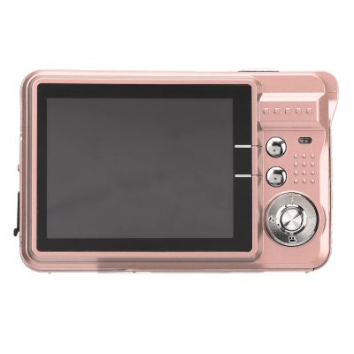 4K Digital Camera 48MP 2.7in LCD Display 8X Zoom Anti Shake Vlogging Camera for Photography Continuous (Pink)