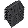 Pilipane 8PCS Thickening Speaker Right Angle Wrap Angle, Plastic Wrap Angles with Screw Kits view 2