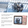 JEOZBM 4K Digital Camera, 48MP 8X Zoom Anti Shake Pocket Digital Point and Shoot Camera, Vlogging LCD Compact Small Camera for Kids Boys Girls(10cm-Rose) view 3
