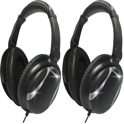 Maxell Bass 13 Headphones,Black (Pack of 2)