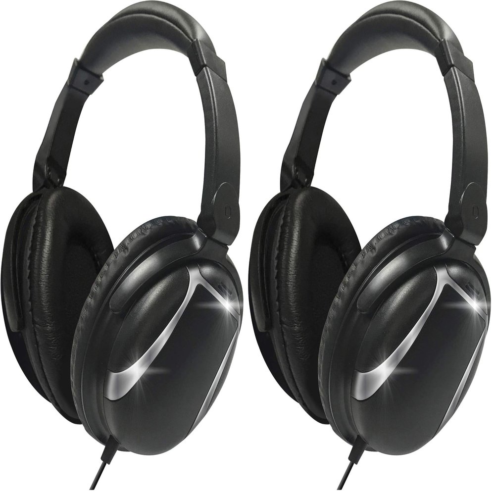 Maxell Bass 13 Headphones,Black (Pack of 2)