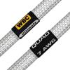 WORLDS BEST CABLES 15 Foot Ultimate - 7 AWG - Ultra-Pure OFC  Extra Premium Audiophile HiFi Speaker Cable Pair with Eminence Gold Banana Plugs & Silver Tweed Jacket view 4