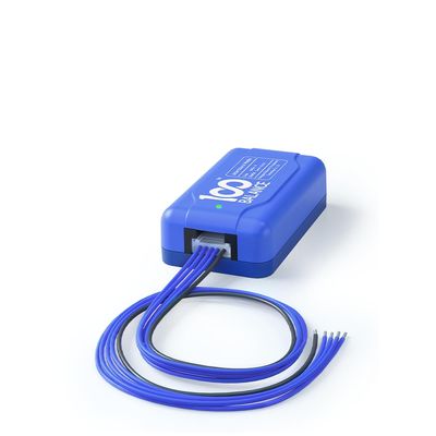 100Balance Hardware 1A Active Balancer 4S Equalizer for Lifepo4 or Li-ion Lithium Battery Group BMS Energy Transfer Board with Blue ABS Case