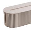 Fenteer Power Cord Box Electrical Cable Storage Hide Wires Waterproof Cord Organizer Box Cable Storage Box for Camera Power Outlets Protect TV Desk, white view 3