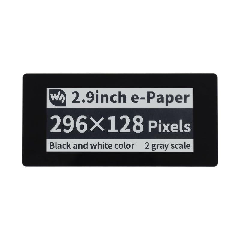 2.9inch Touch E-Paper E-Ink Display HAT Compatible with Raspberry Pi 296x128 Resolution 5-Points Capacitive Touch Black/White Color SPI Interface